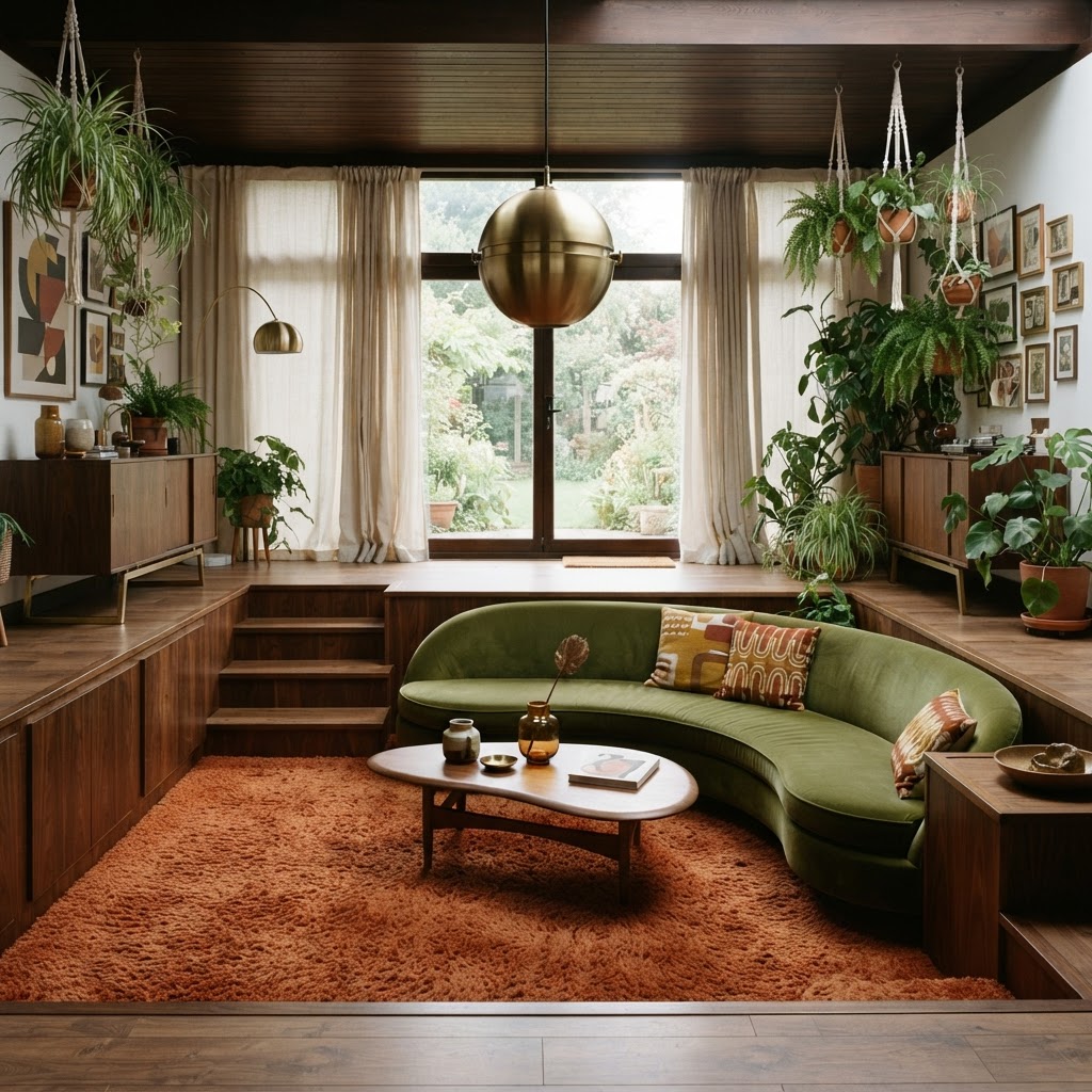 Retro 70s Interior Design Retro 70s interior design — Decor Style Inspector room analysis