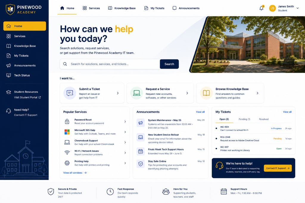 Schools / Education portal
