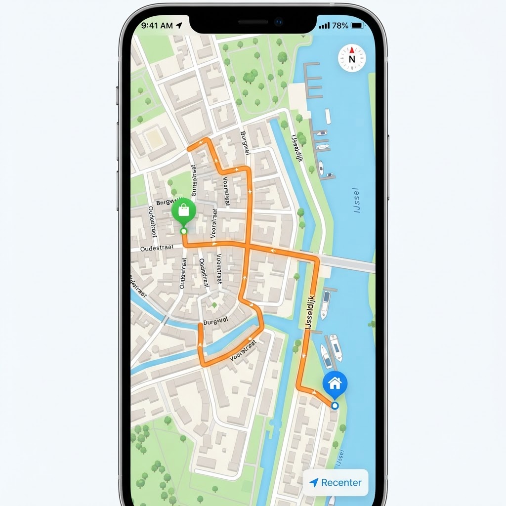 Route naar klant