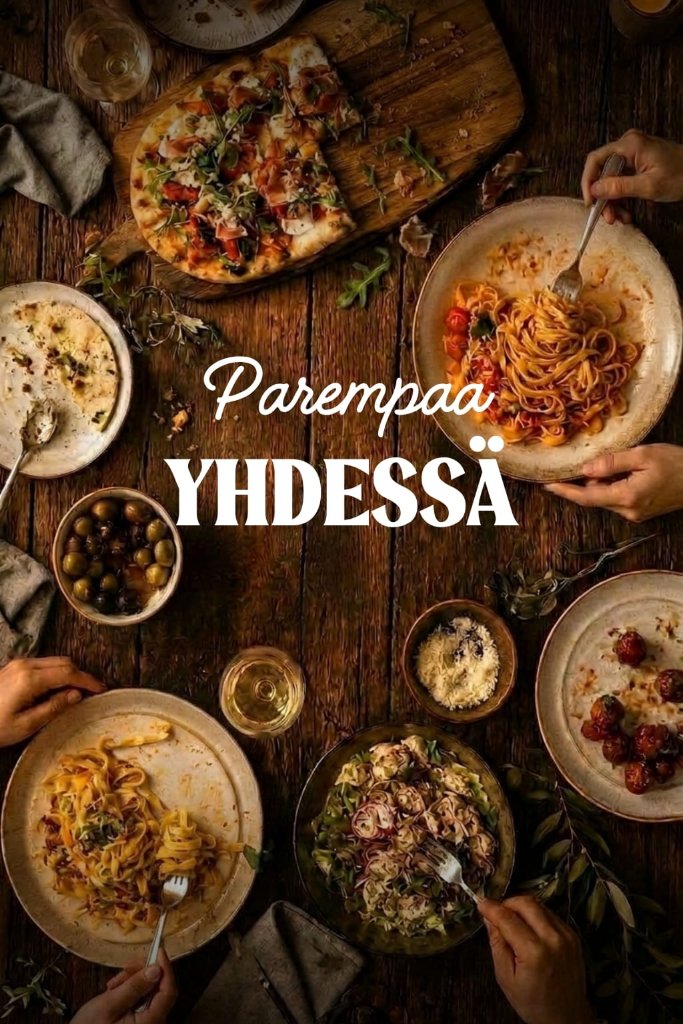 Perhe syö yhdessä