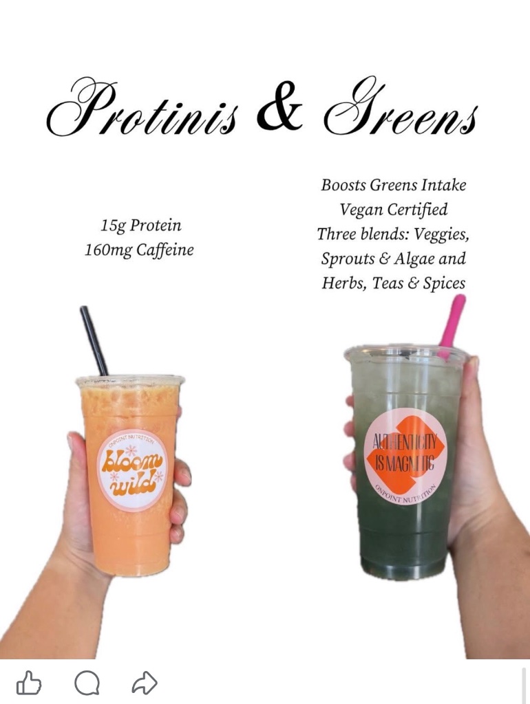 Protinis & Greens — 15g protein protini, vegan-certified greens blends