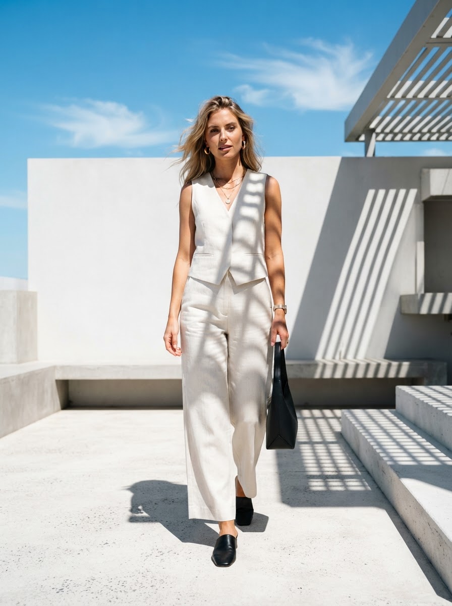 Contemporary Linen Dress