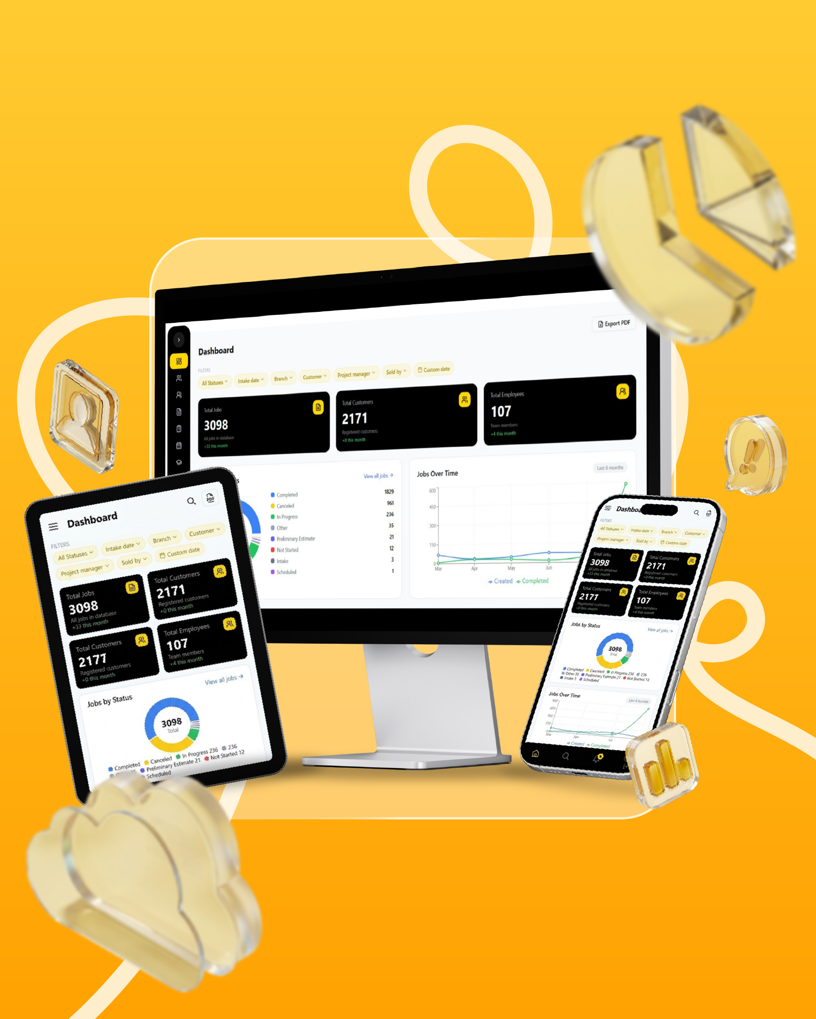 Propack Hub dashboard illustration