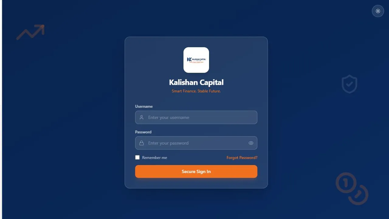 finance crm kkdi template preview