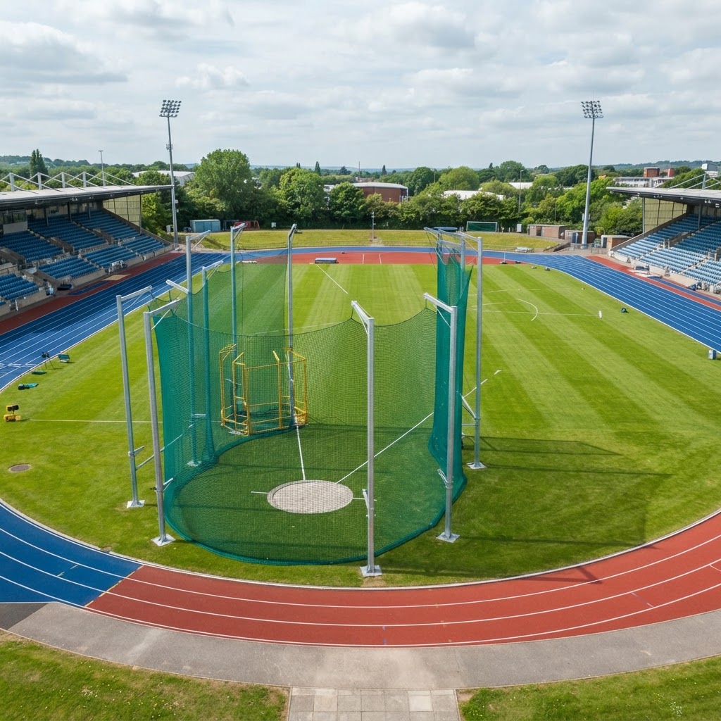 Regional Sports Arena netting installation