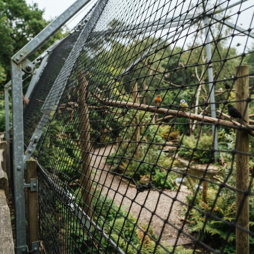 Yorkshire Wildlife Park netting installation
