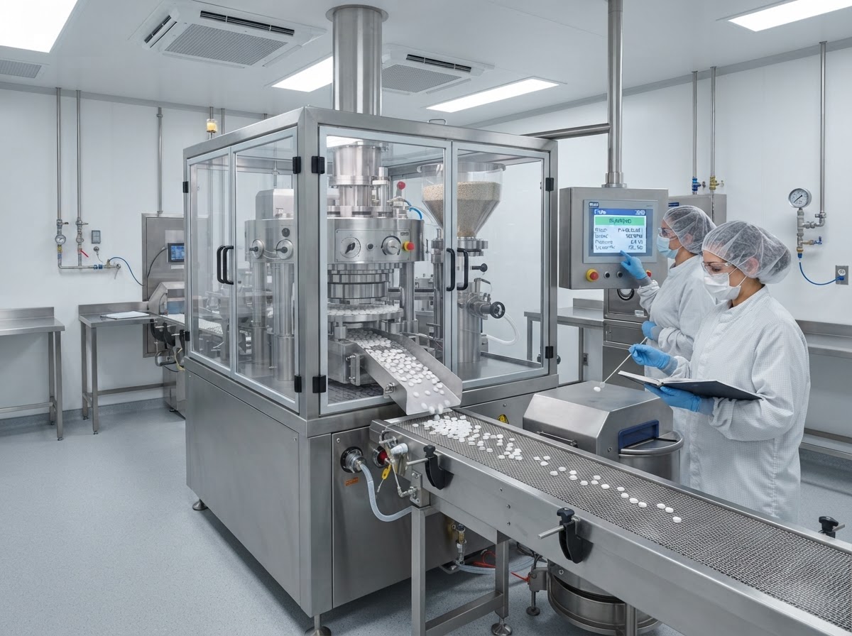 Pharmaceutical production line