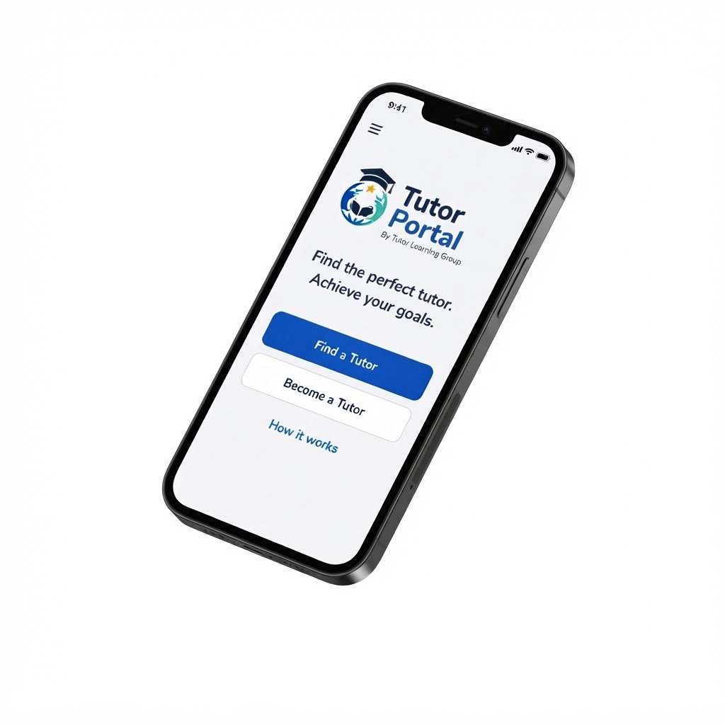 Tutor Portal mobile app preview