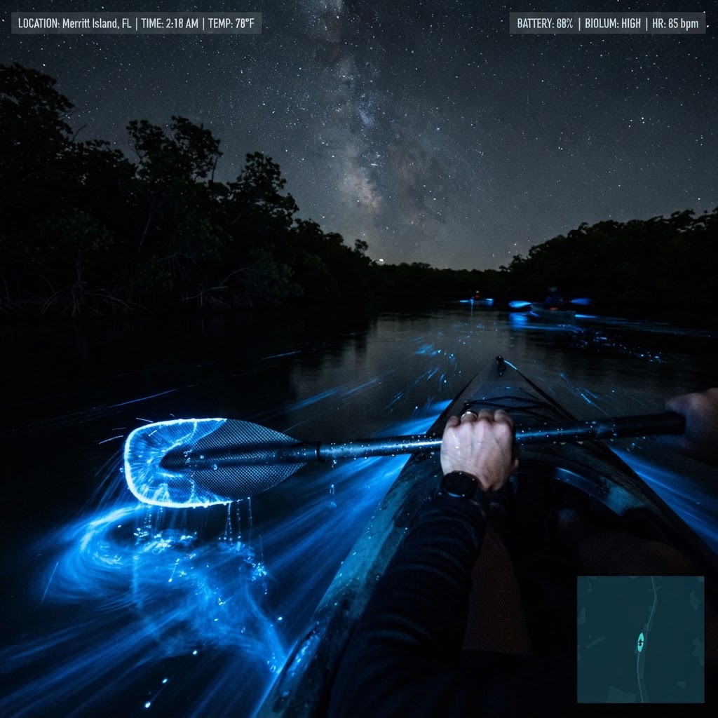 Bioluminescent Kayaking