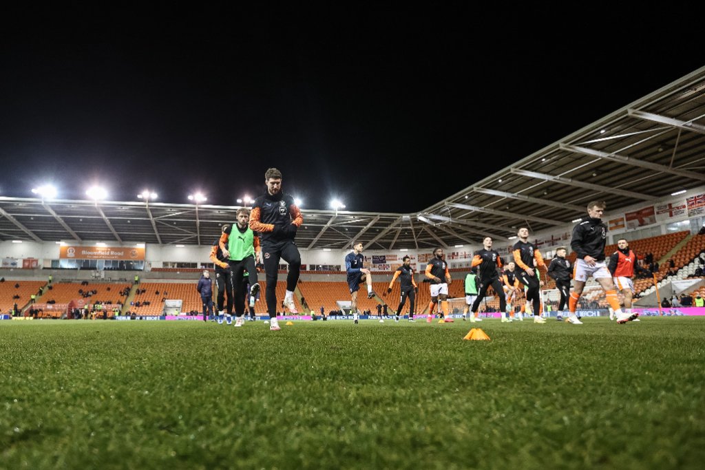 Night training under floodlights