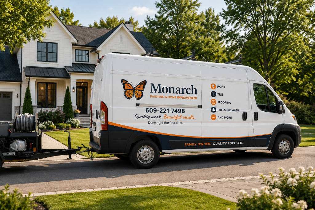 Monarch Painting & Home Improvement work van