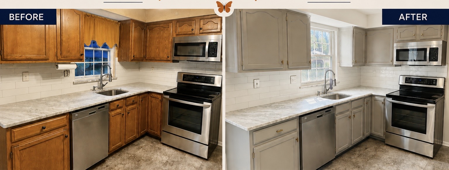 Cabinet Refinishing project photo 1