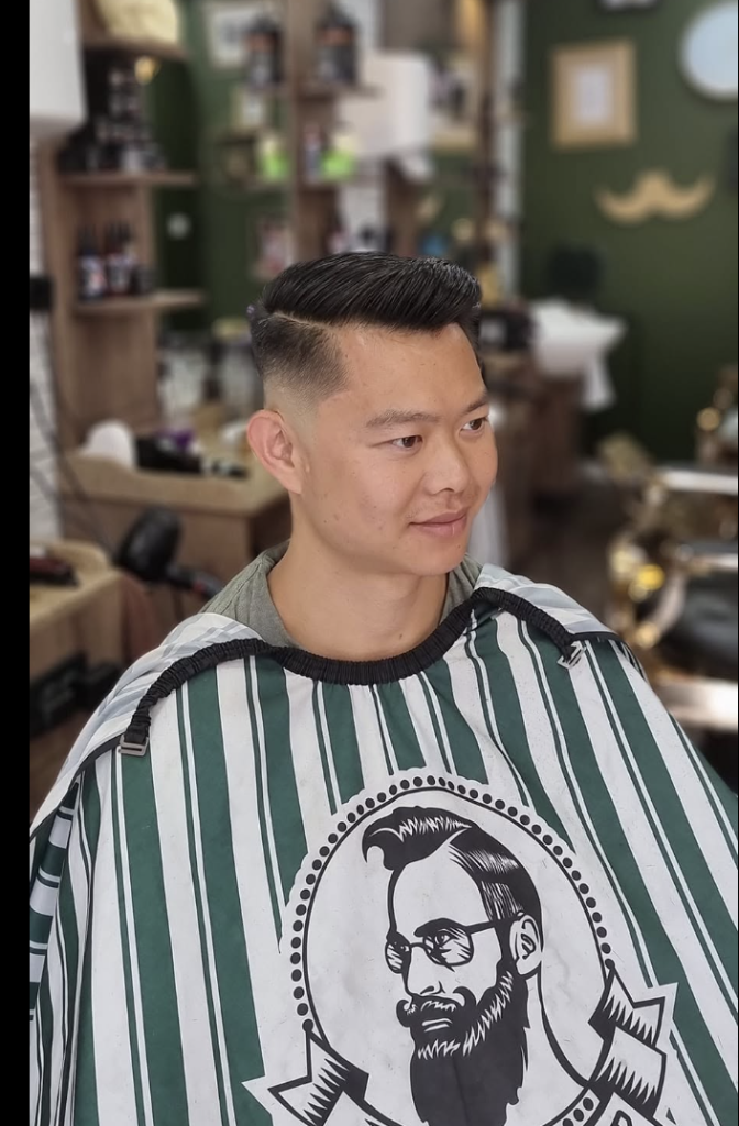 Boys fade haircut at VIP Cut Barber Glasgow