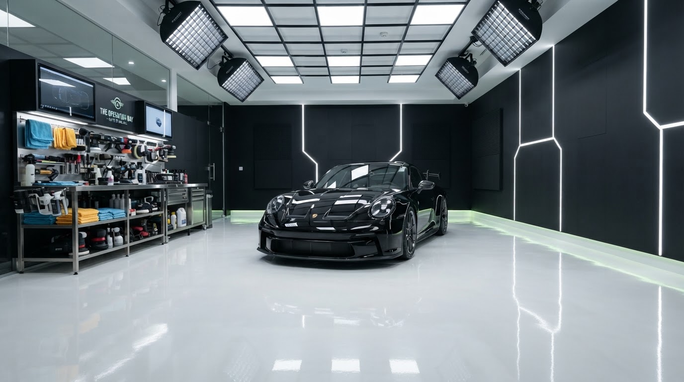 High-end paint protection film installation studio