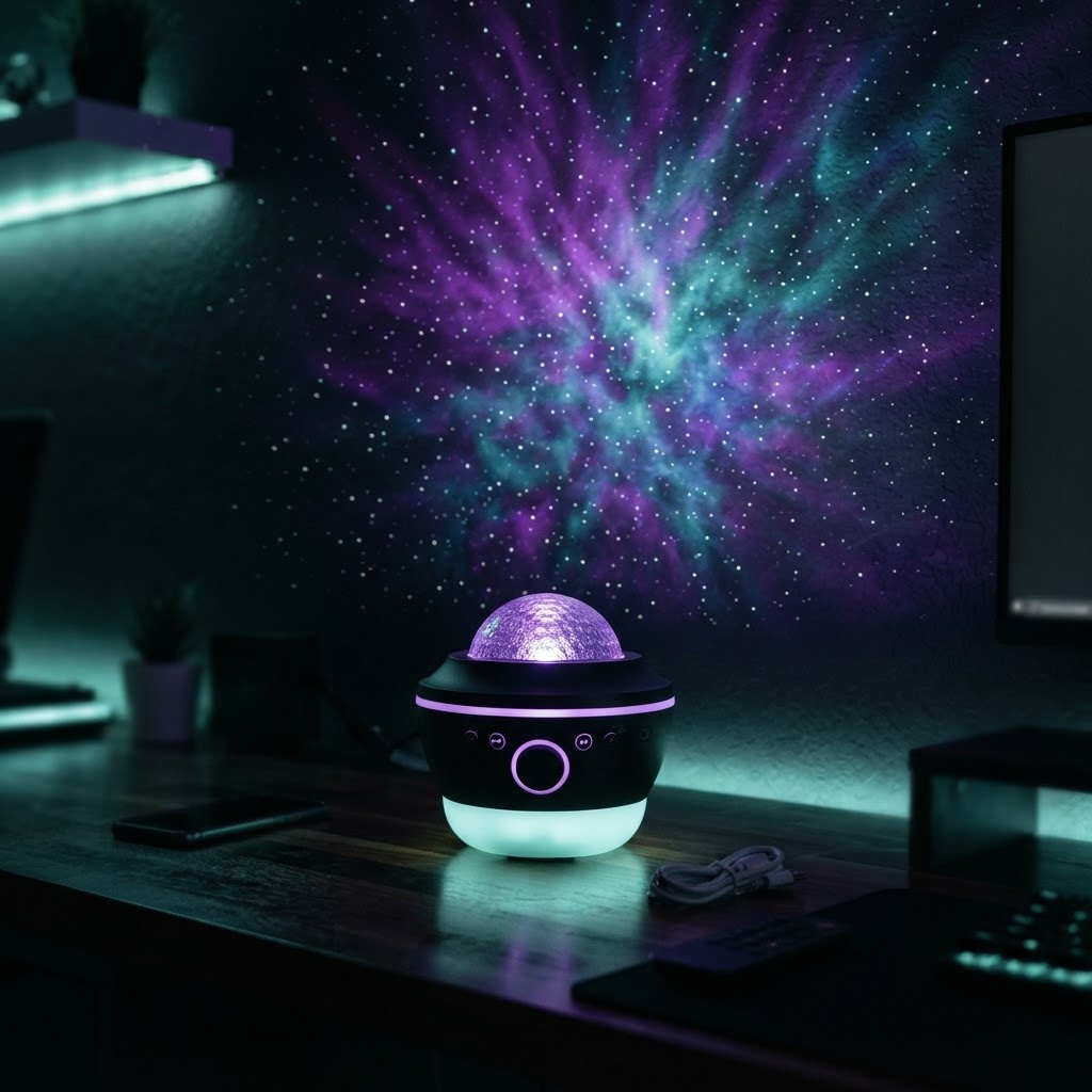 LED Galaxy Star Projector