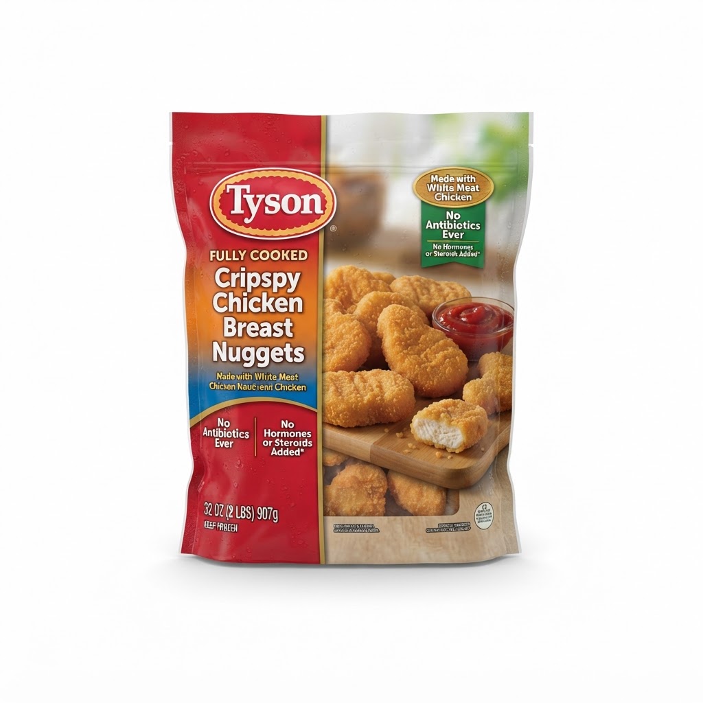 Tyson Chicken Breast Nuggets Fully Cooked 32oz