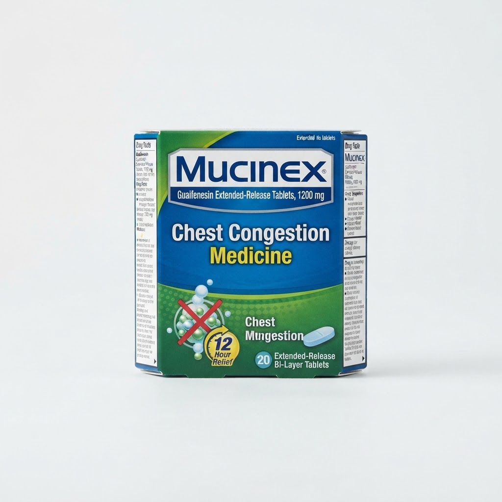 Chest Congestion Relief — Guaifenesin (Mucinex-style)