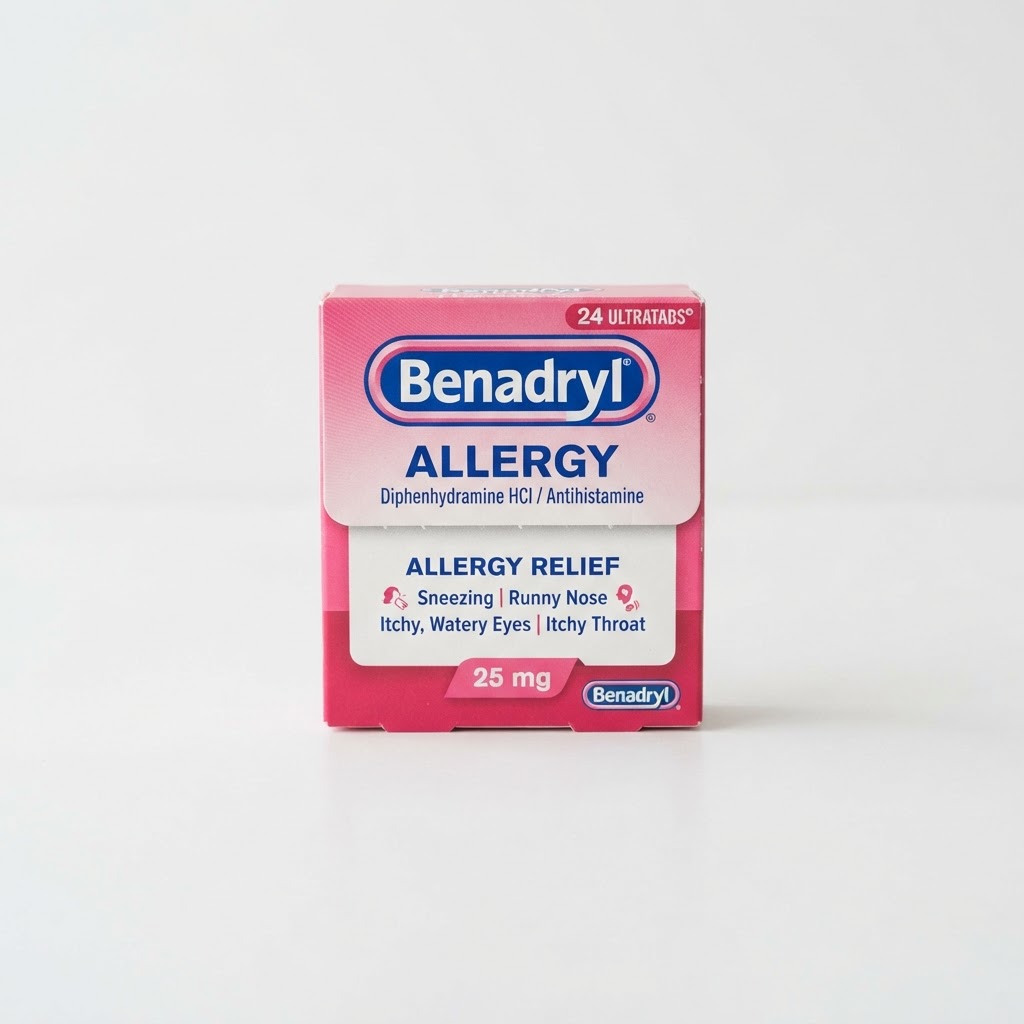 Allergy Relief — Diphenhydramine (Benadryl-style)