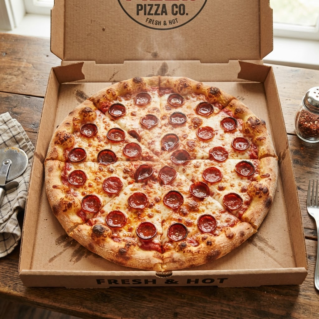 Peppino’s Large Pepperoni Pizza • $19.99