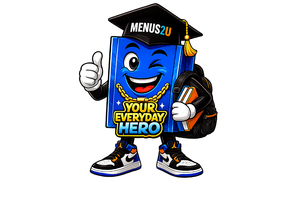 Menus2U Student Mascot