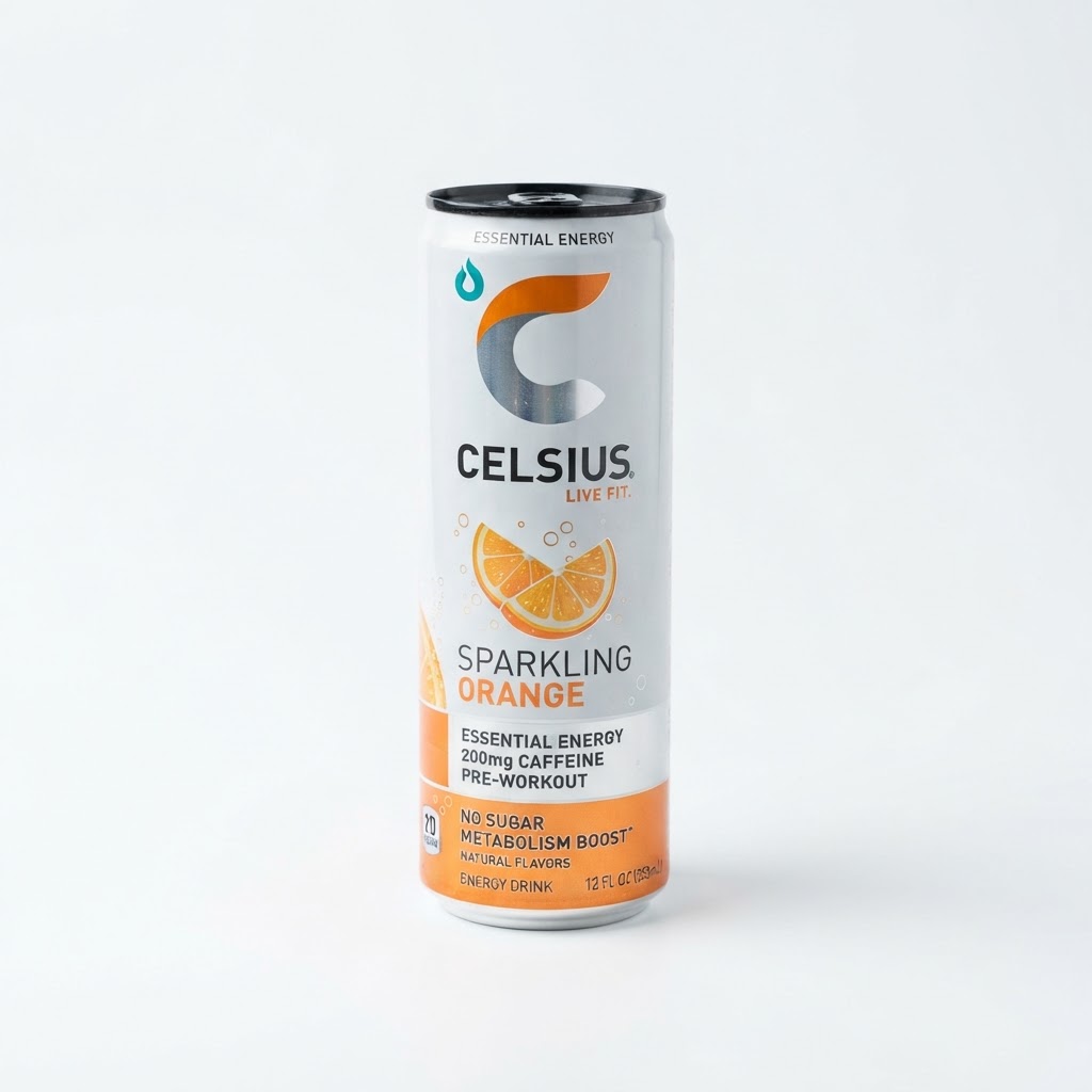 Celsius Sparkling Orange 12oz Can