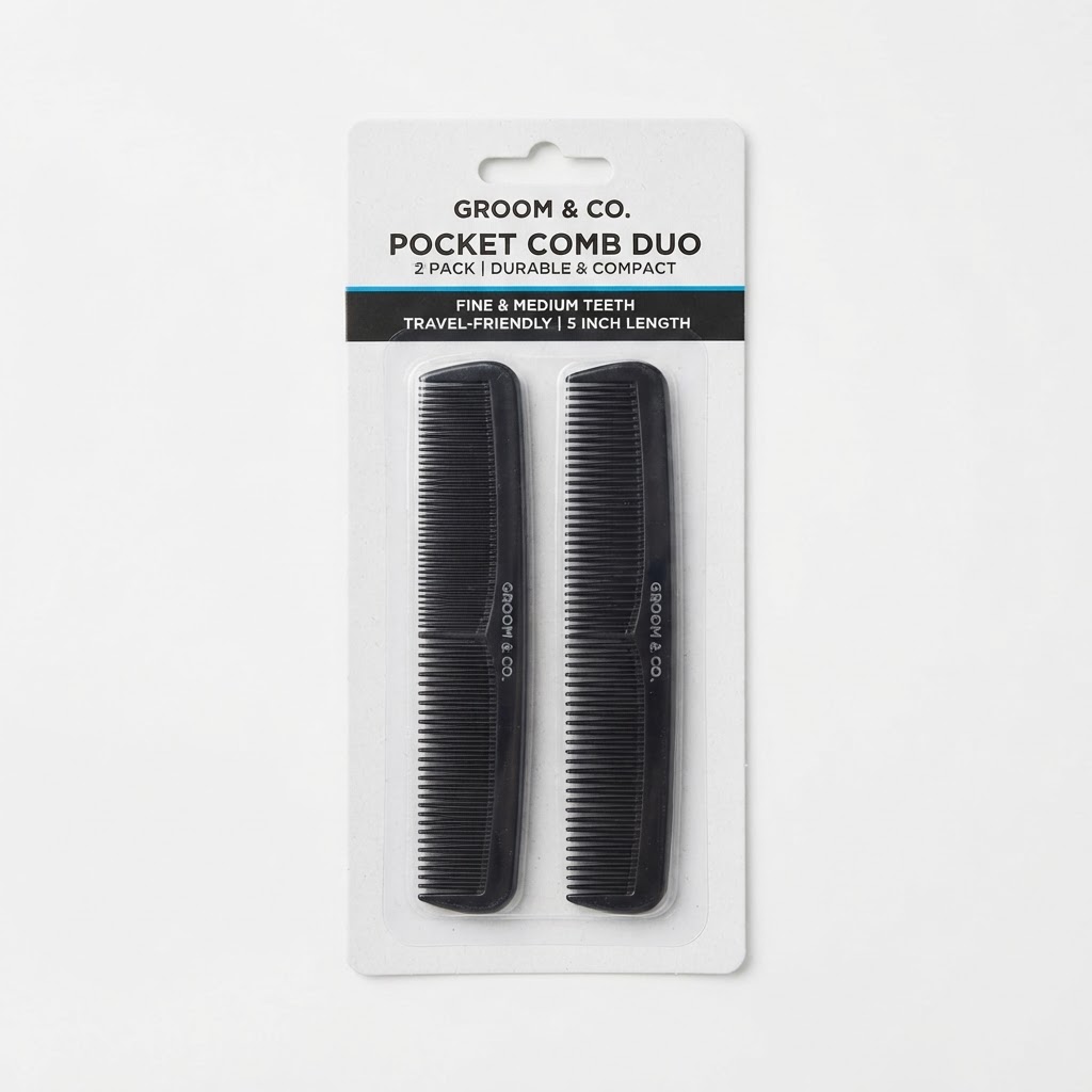 Pocket Comb 2PK