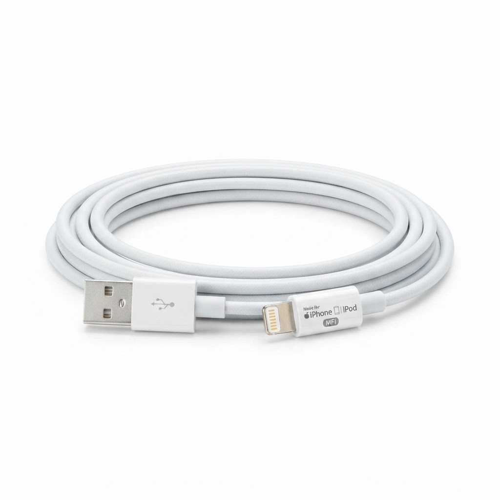 Lightning Charging Cable for iPhone, 6ft, MFi Certified