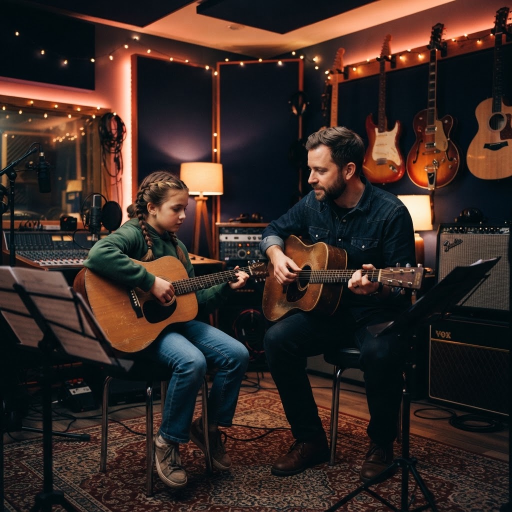 Music lesson at Fenix Studios
