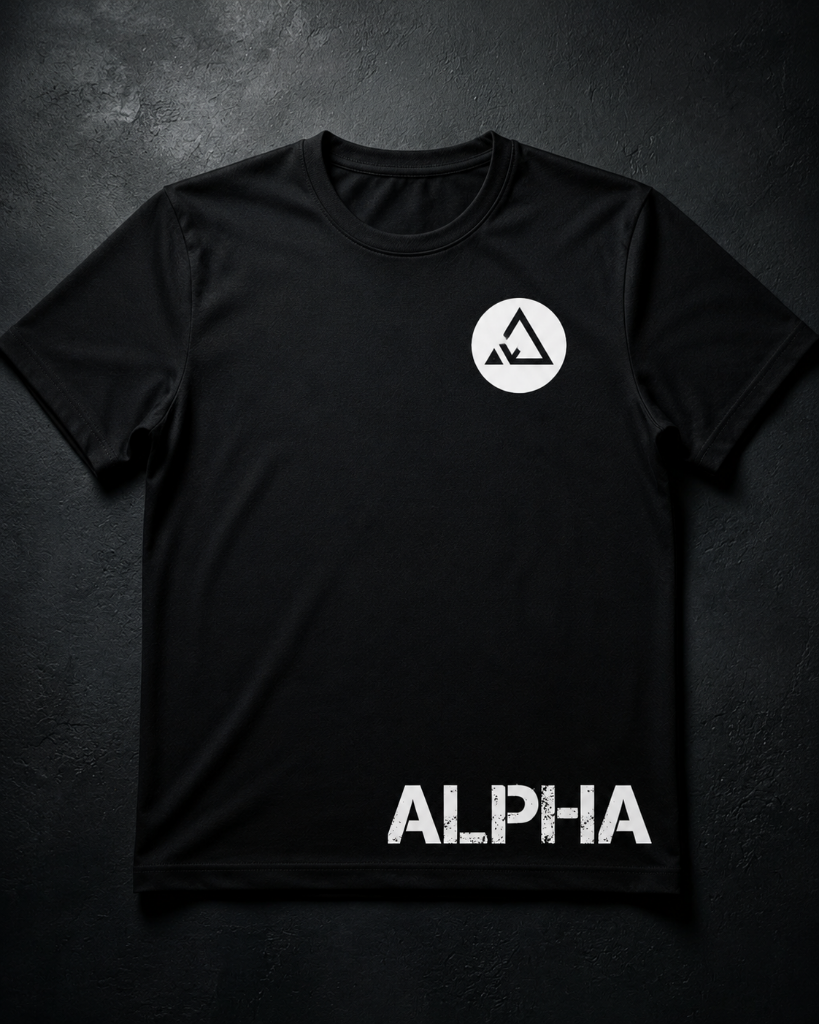 Alpha Tee — Black