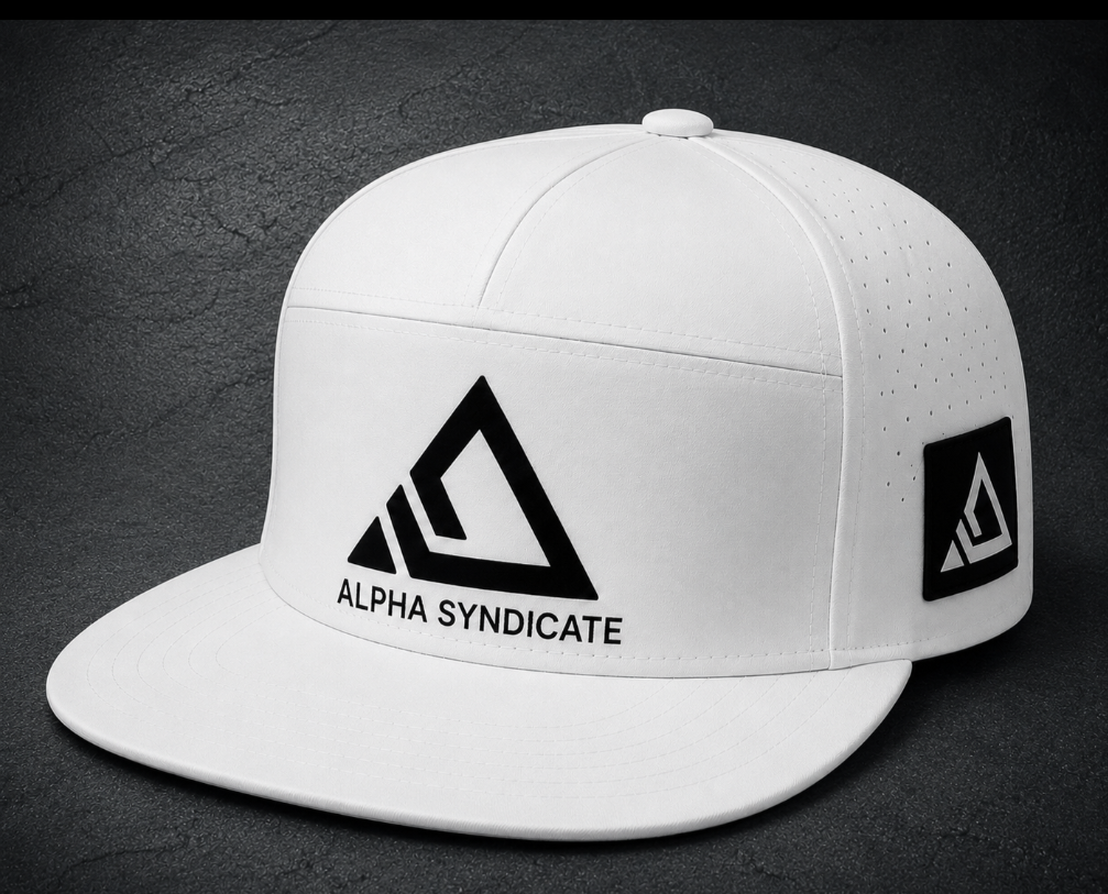 Alpha Syndicate Snapback — White
