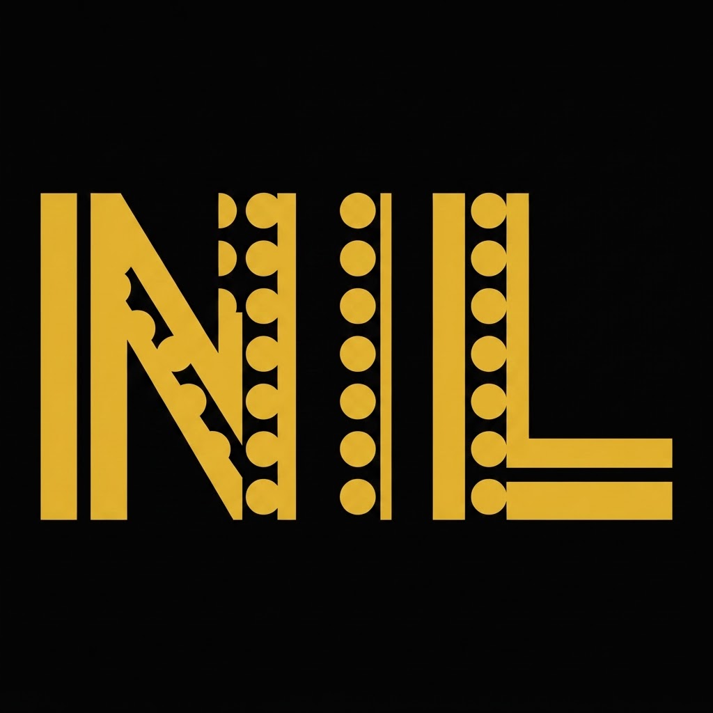 Yellow NIL logo graphic