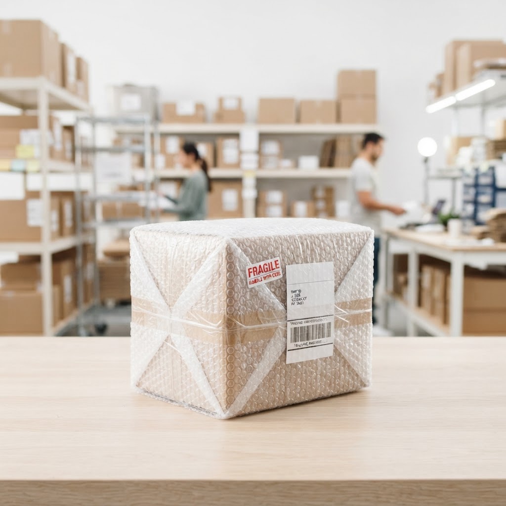 Caja empacada dropshipper