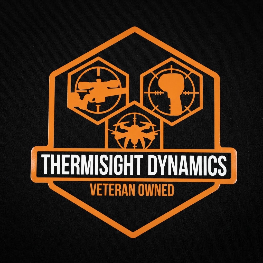 Thermisight Dynamics logo — heat-transfer variant