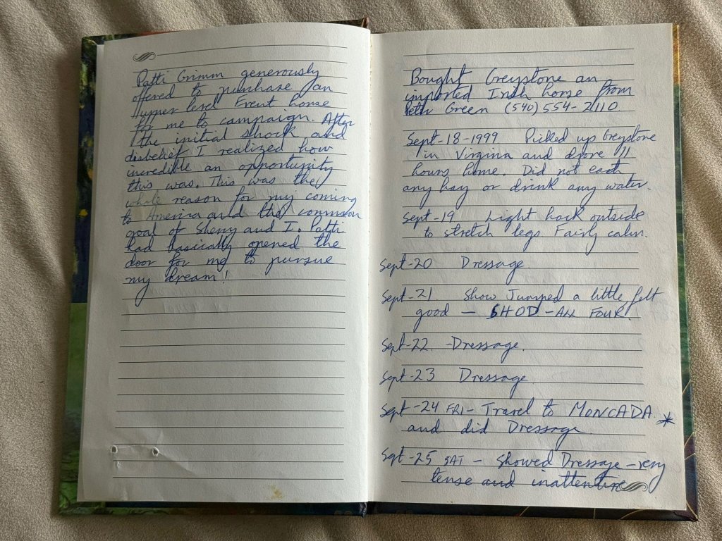 Greystone Diary - September 1999: Introduction