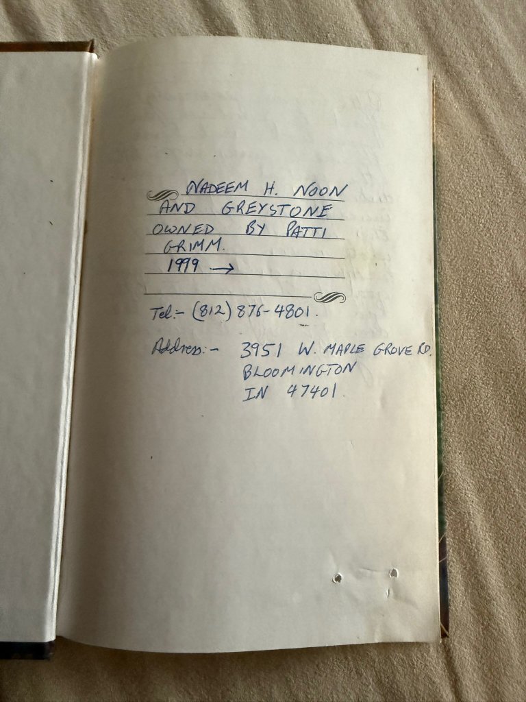 Greystone Diary - Cover Page