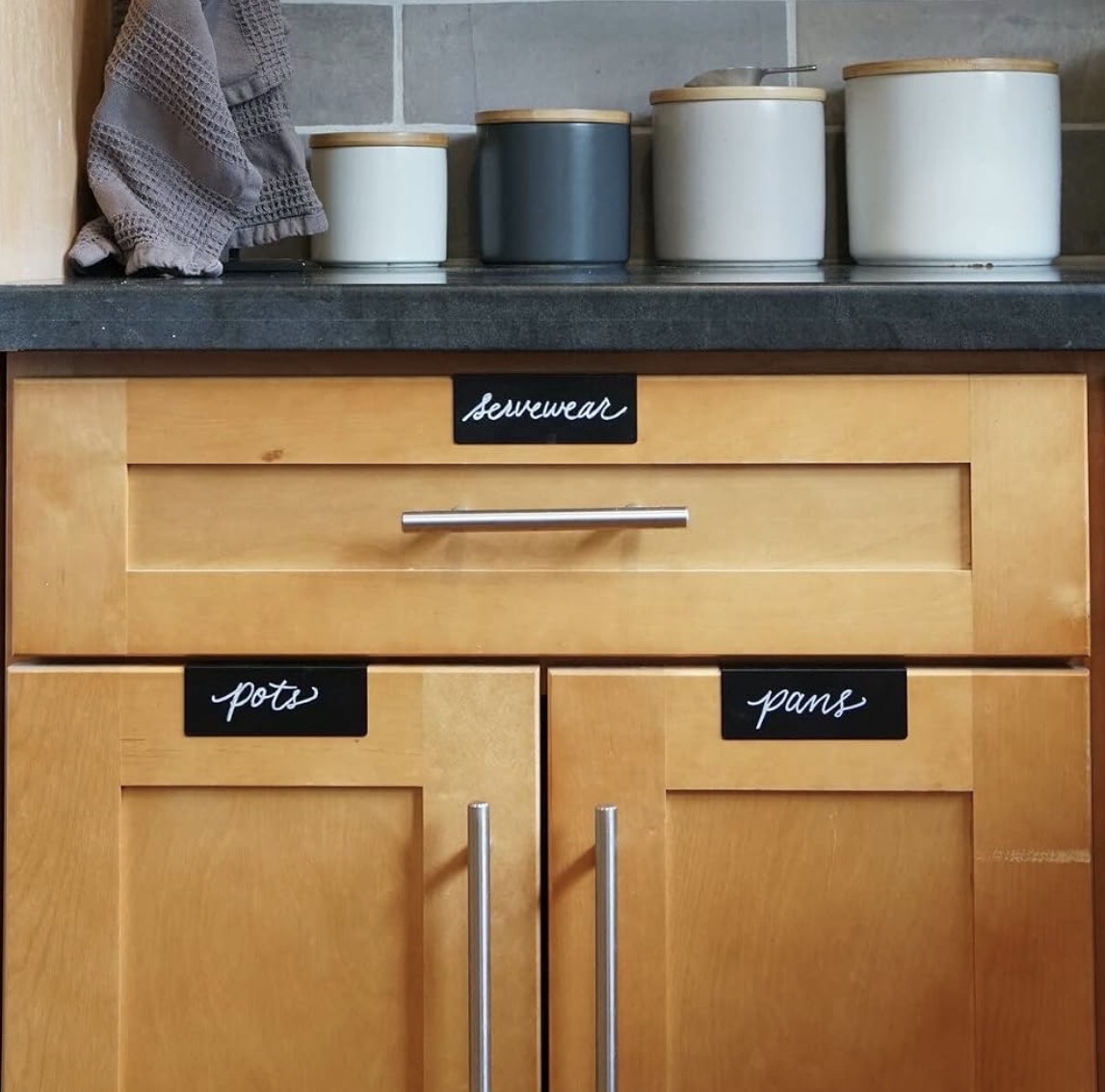 Kitchen Drawer Labels