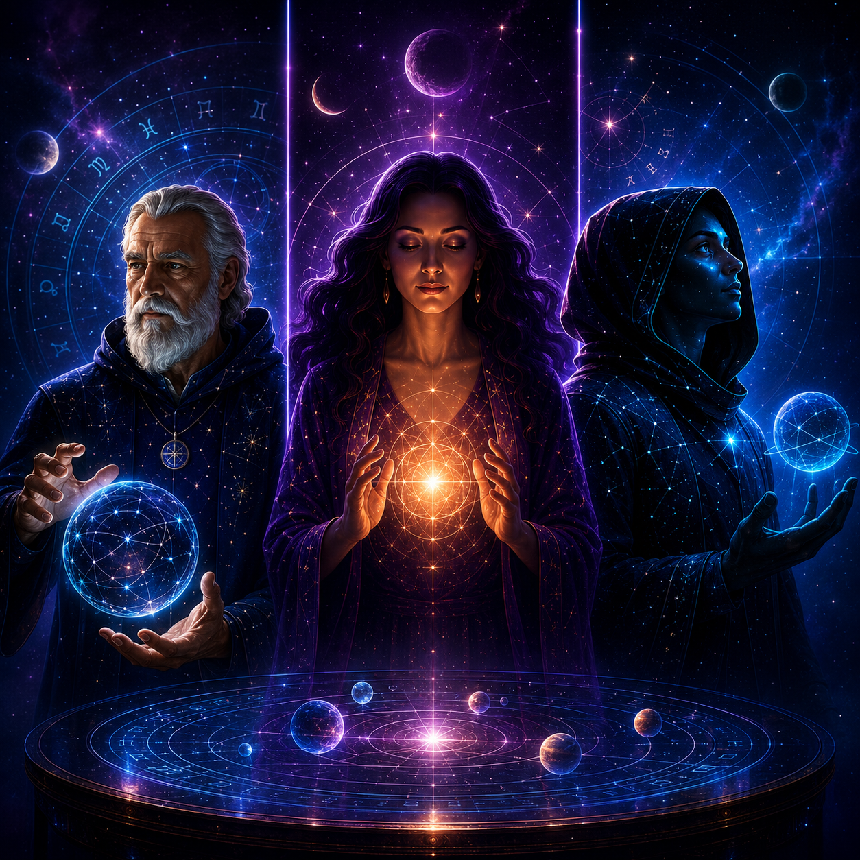 AstroOS AI Guides — personal companions that understand your chart and help you explore the cosmos through conversation