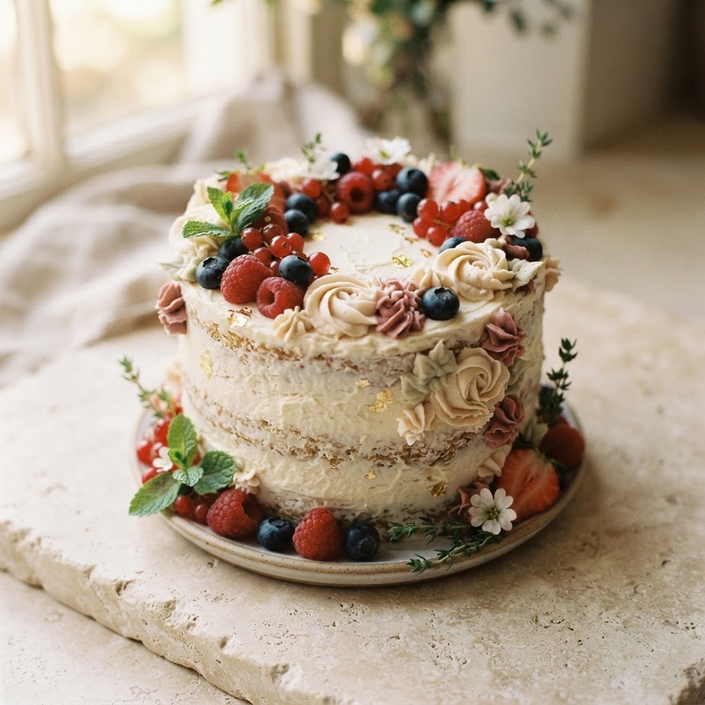 Finished cake
