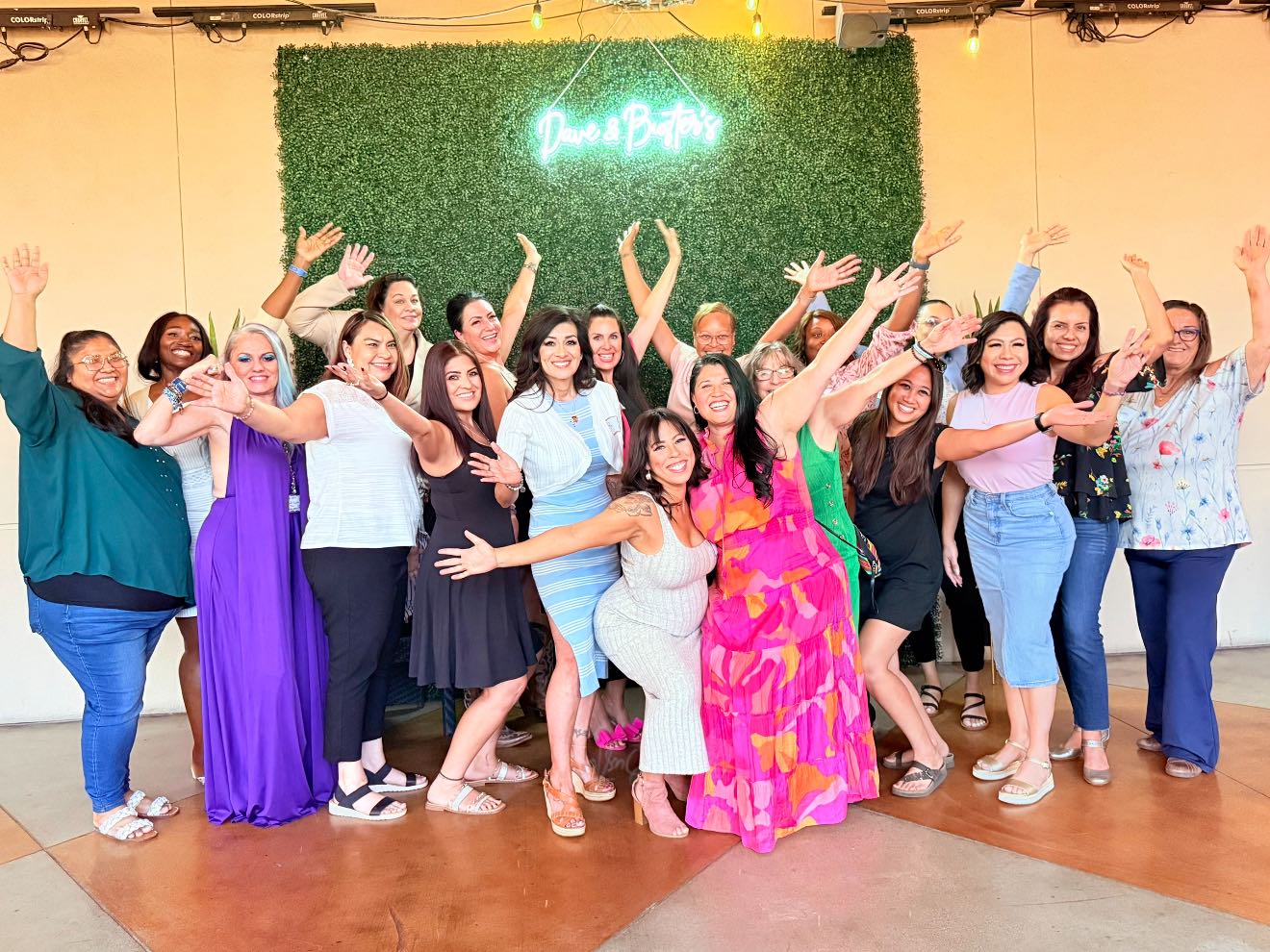 Women gathered at a RenessaAI community event