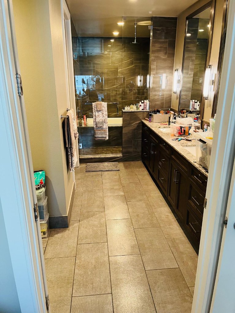 After cleaning