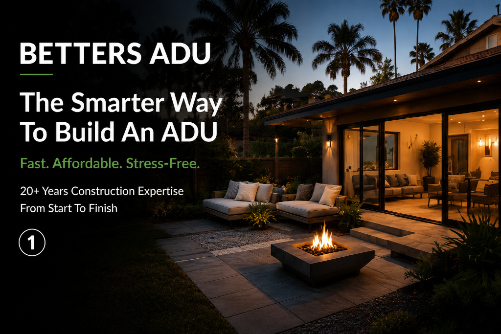 Betters ADU — Why homeowners choose us, slide 1