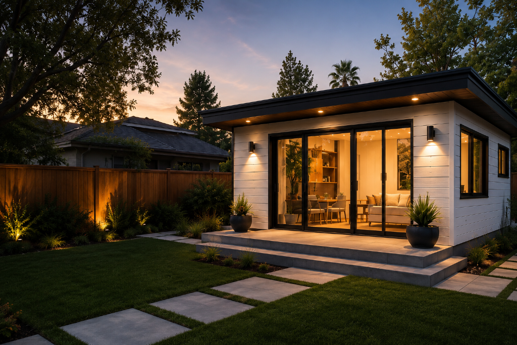 Modern ADU backyard home