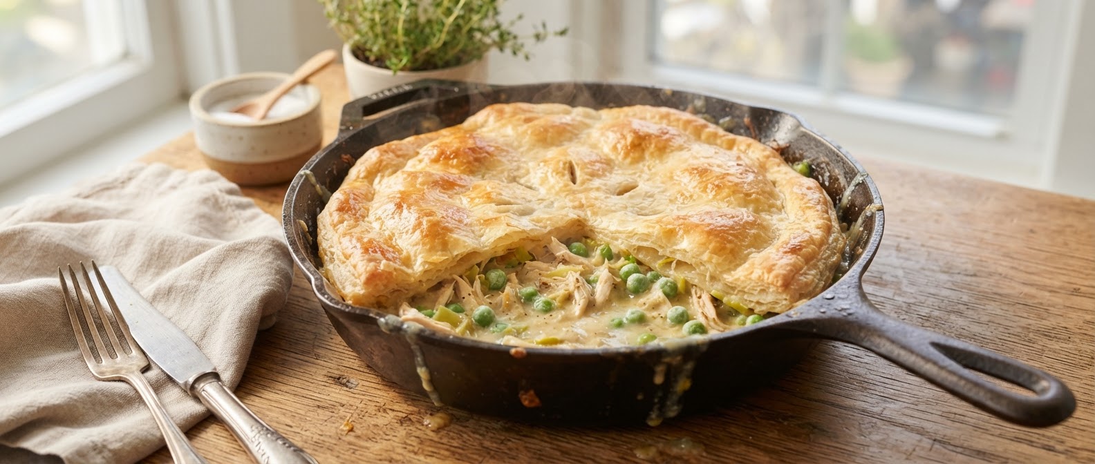 Butter Leek Pot Pie