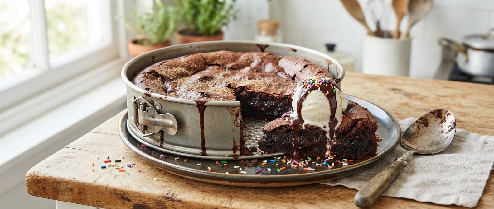 Towering Flourless Chocolate Cake with Stout