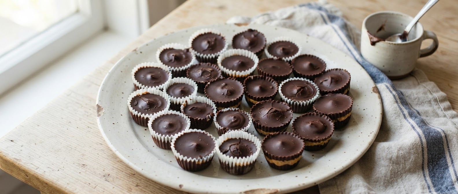 Homemade Mini Chocolate-Peanut Butter Cups