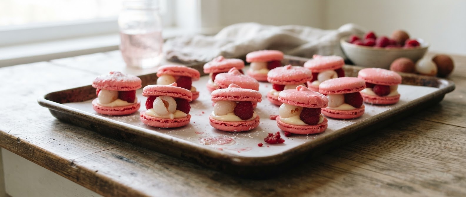 Pierre Hermé's Ispahan Macaron