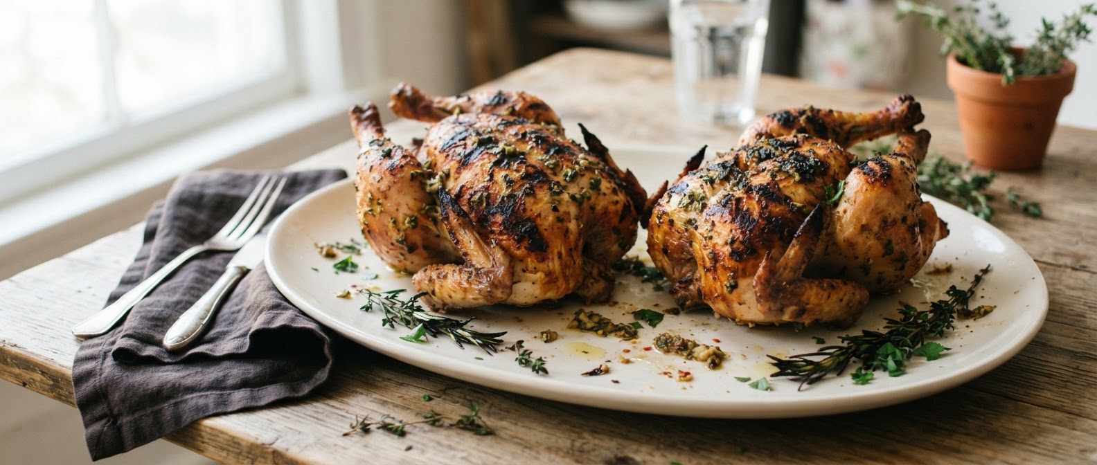 Simple Smoke-Roasted Whole Chicken