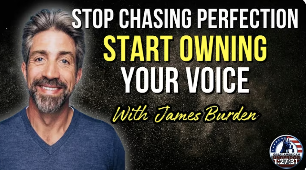 Great American Underdog — Stop Chasing Perfection, Start Owning Your Voice