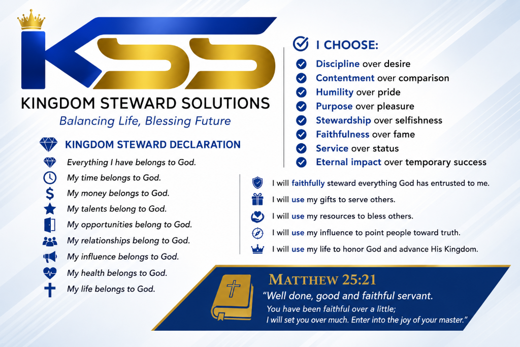 Kingdom Steward Declaration — I Choose