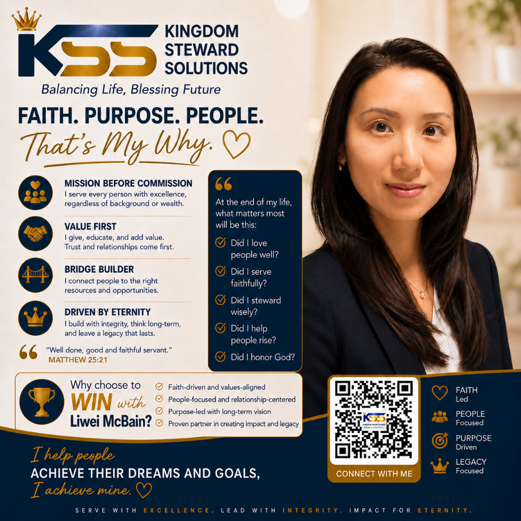 Liwei Mc'Bain — Faith. Purpose. People. That's my why.